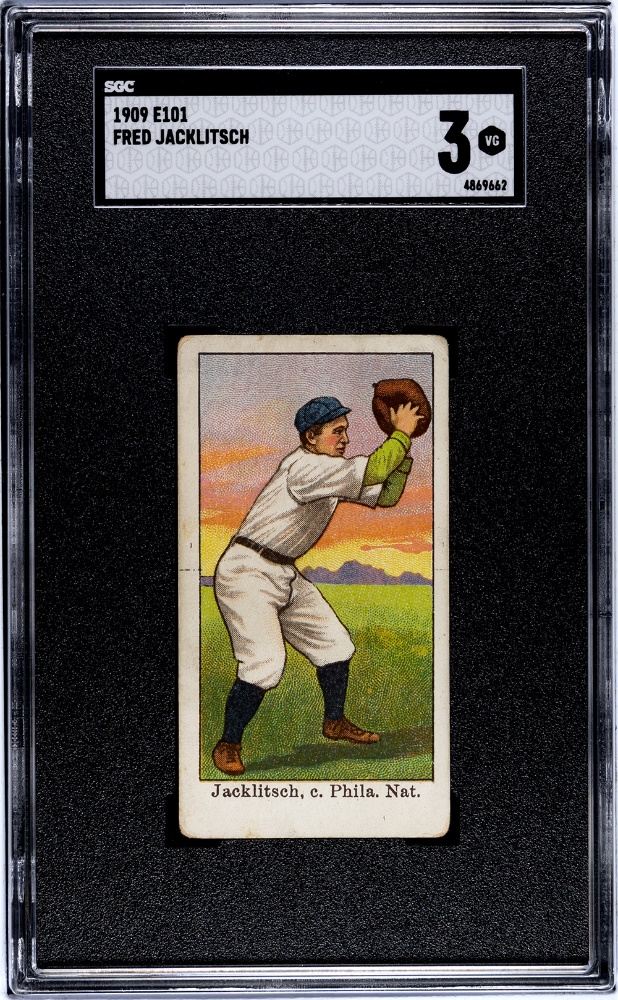 1909 E101 Fred Jacklitsch Phillies SGC 3