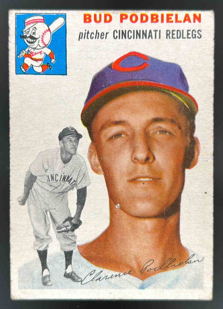 Card image for 1954 TOPPS BASEBALL BUD PODBIELAN #69