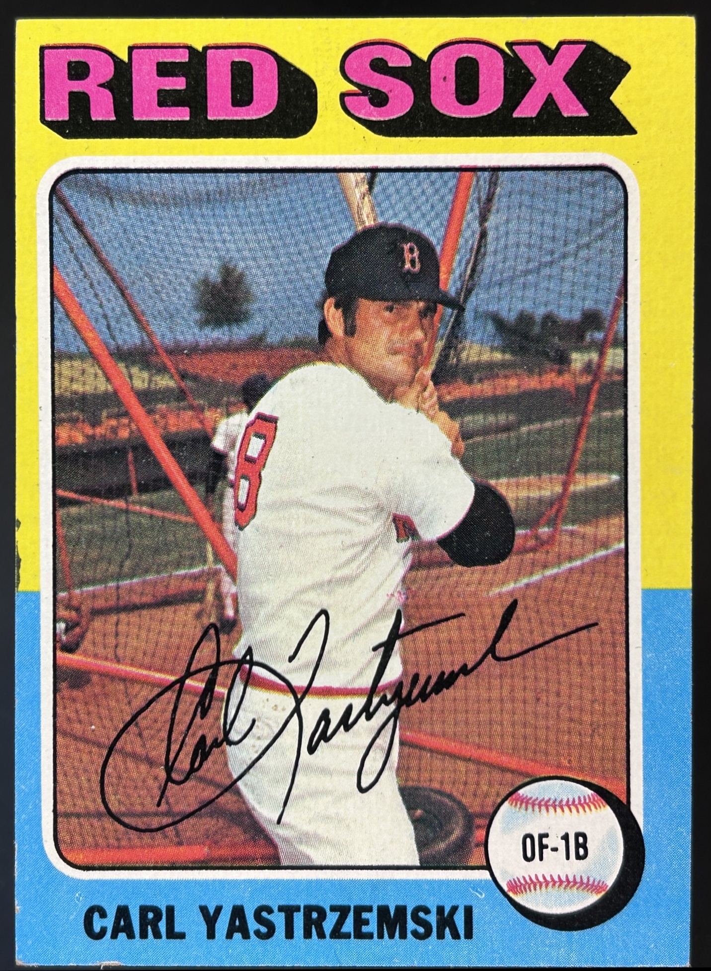 Card image for 1975 TOPPS CARL YASTRZEMSKI #280 BOSTON RED SOX