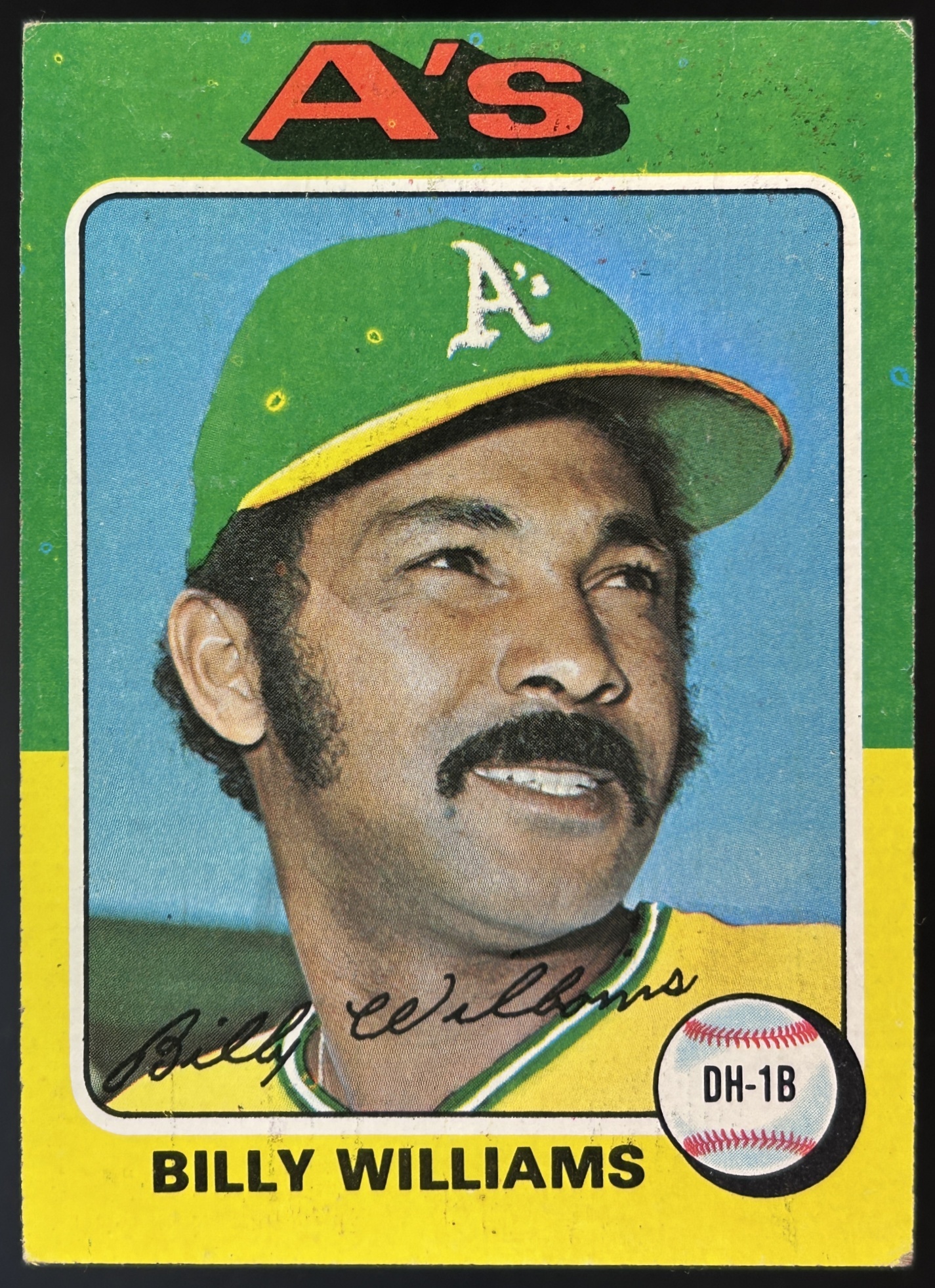 Card image for 1975 TOPPS BILLY WILLIAMS #545 OAKLAND ATHLETICS
