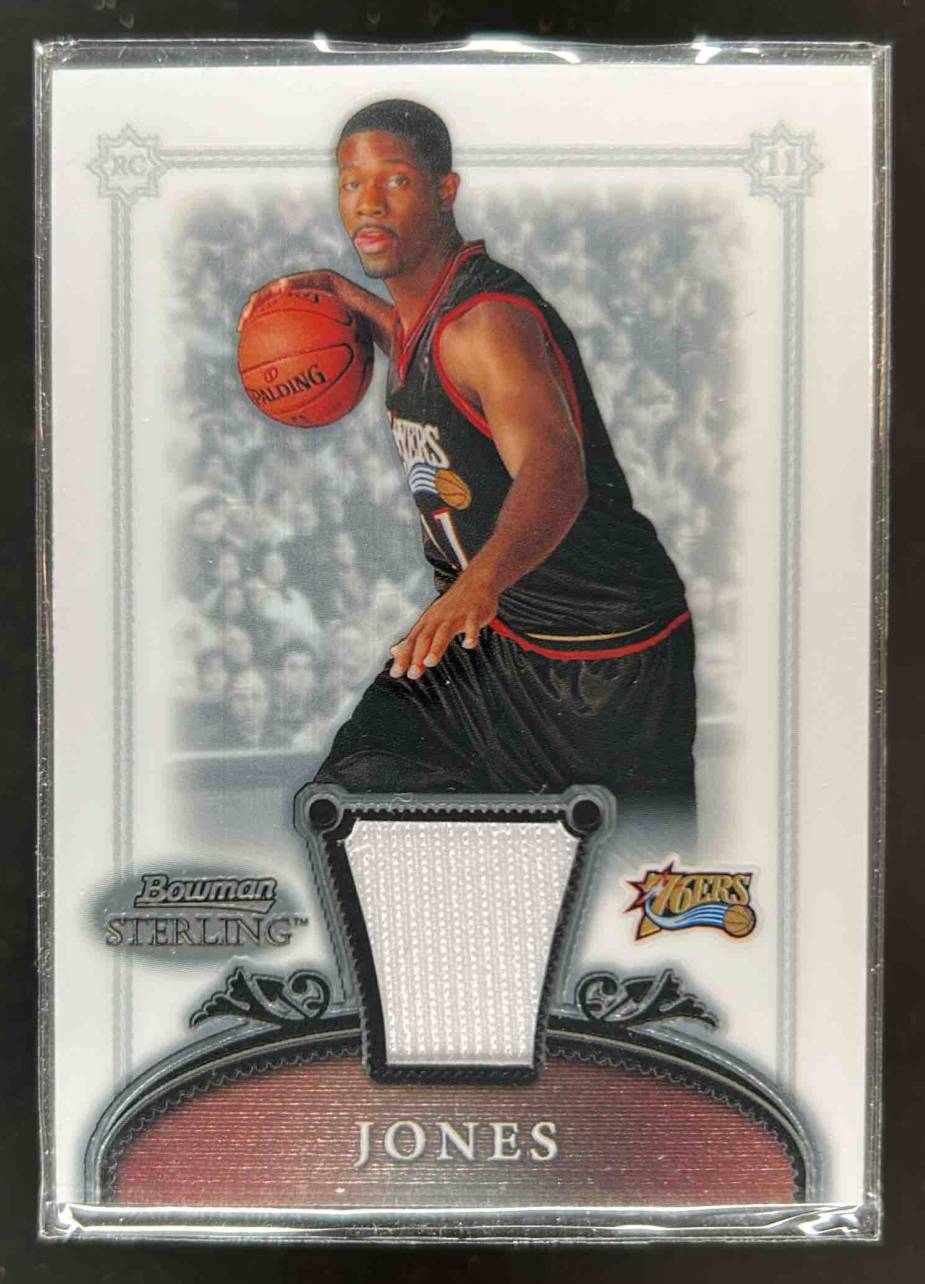 Card image for 2006-07 BOWMAN STERLING BOBBY JONES #69 MEM RC ROOKIE PHILADELPHIA 76ERS