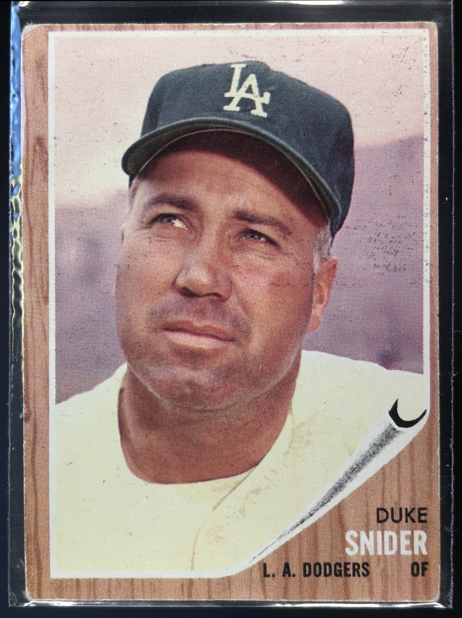 Card image for 1962 TOPPS DUKE SNIDER #500 LOS ANGELES DODGERS