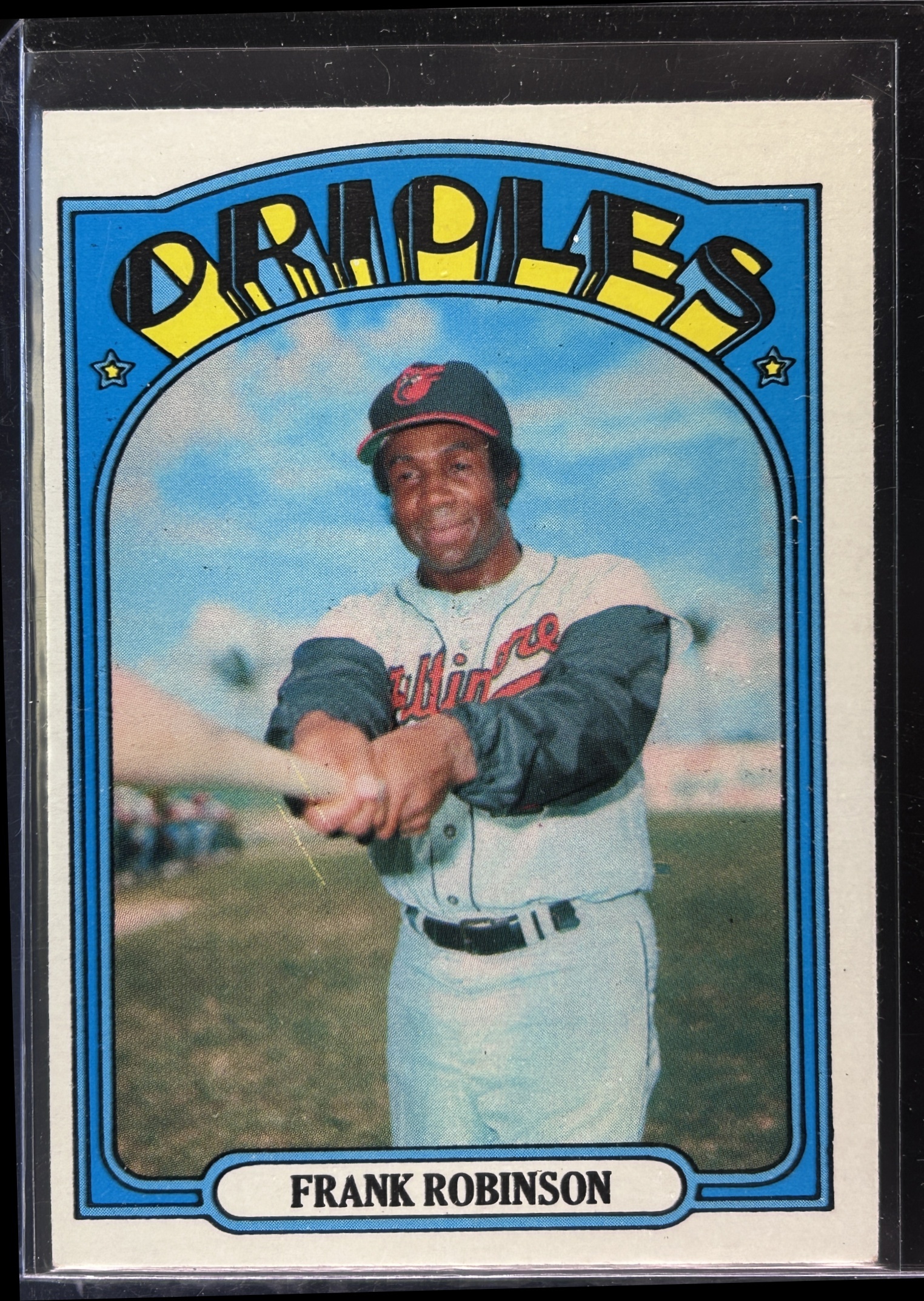 Card image for 1972 TOPPS FRANK ROBINSON #100 BALTIMORE ORIOLES