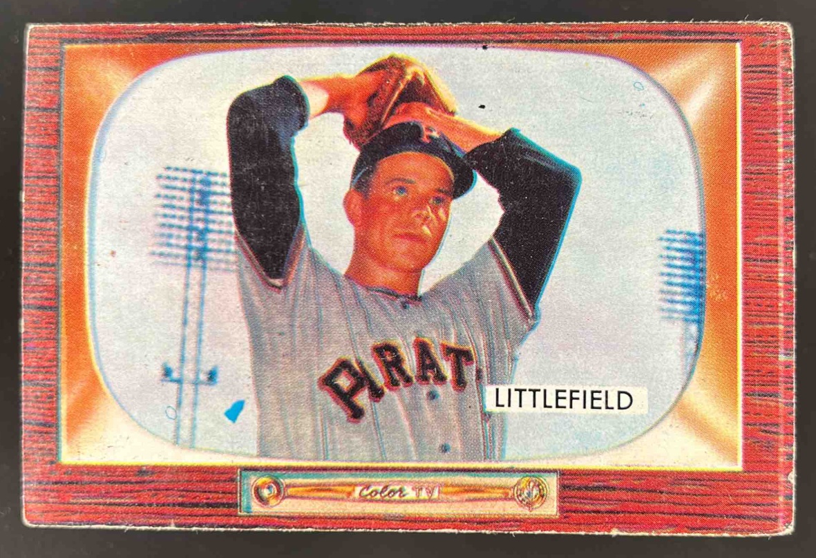 Card image for 1955 BOWMAN DICK LITTLEFIELD #200 PITTSBURGH PIRATES